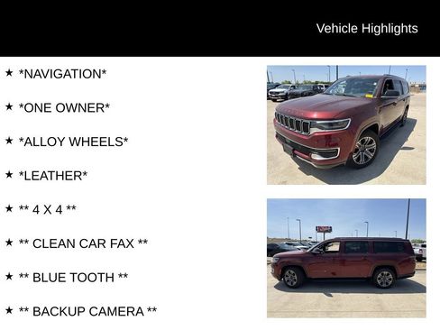 Used 2024 Jeep Wagoneer L Series II w/ Flexible Seating Group AWD/4WD image 4