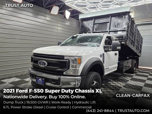 Used 2021 Ford F550 2WD Regular Cab Super Duty image 1