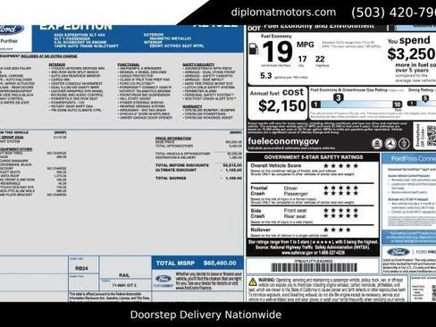Used 2020 Ford Expedition XLT w/ Equipment Group 202A AWD/4WD image 2