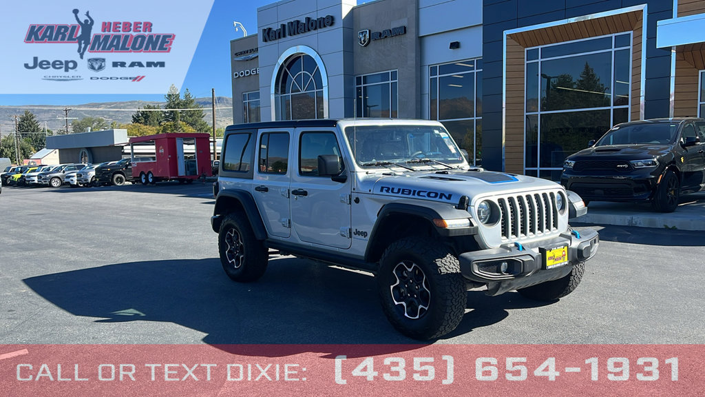 Used 2023 Jeep Wrangler Unlimited Rubicon 4xe w/ Cold Weather Group AWD/4WD image 1