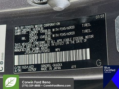 Used 2023 Toyota 4Runner Limited AWD/4WD image 40