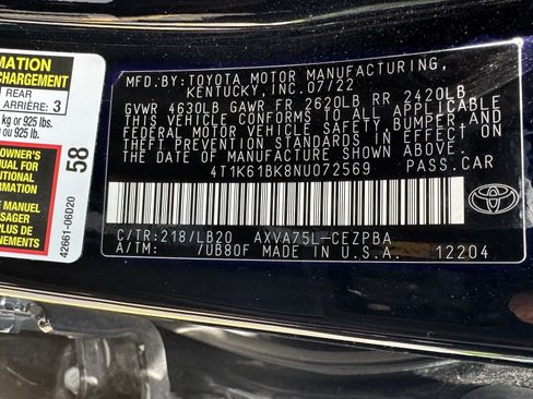 Used 2022 Toyota Camry XSE w/ Cold Weather Package AWD/4WD image 34