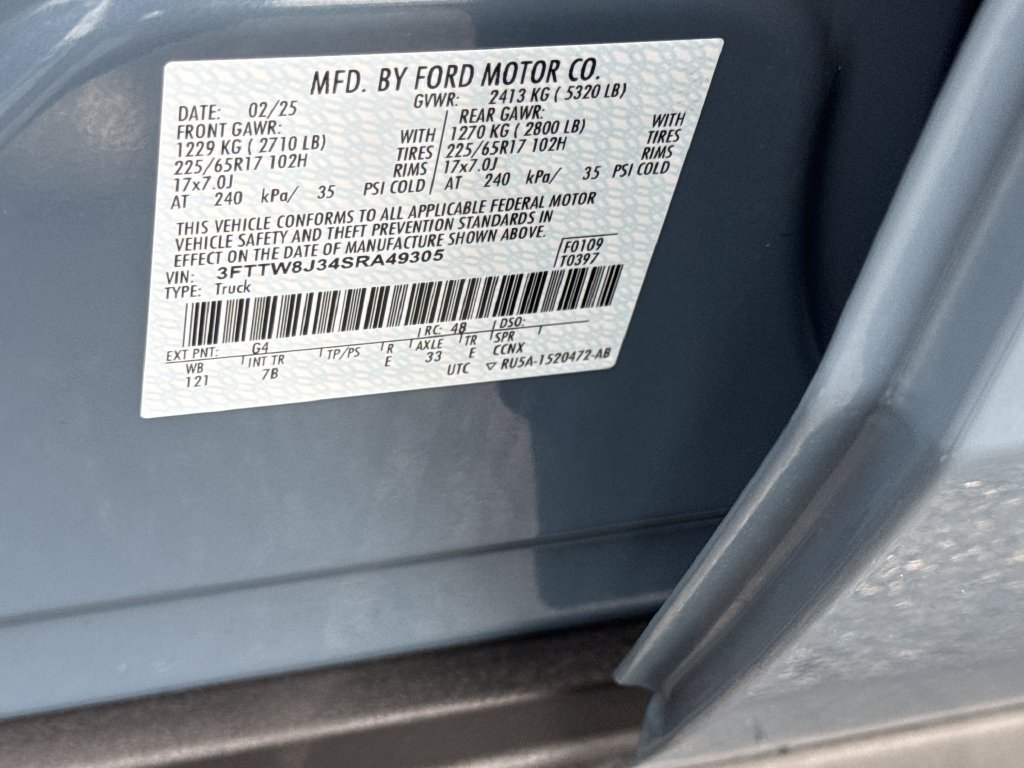 Used 2025 Ford Maverick XLT w/ Equipment Group 301A AWD/4WD image 32
