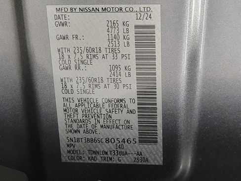 Certified 2025 Nissan Rogue SV image 59