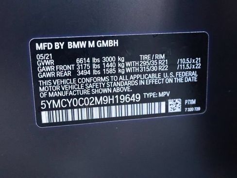 Used 2021 BMW X6 M w/ Competition Package AWD/4WD image 47
