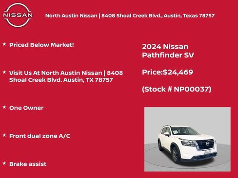 Used 2024 Nissan Pathfinder SV FWD image 12