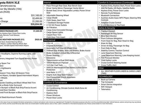 Certified 2023 Toyota RAV4 XLE w/ Convenience Package image 32