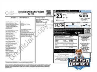 Used 2025 Nissan Pathfinder SV FWD video 1