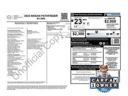 Used 2025 Nissan Pathfinder SV