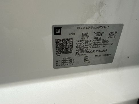 Used 2020 Chevrolet Tahoe LT w/ Luxury Package image 24