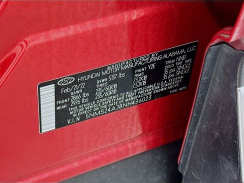 Certified 2022 Hyundai Santa Fe SEL FWD image 33