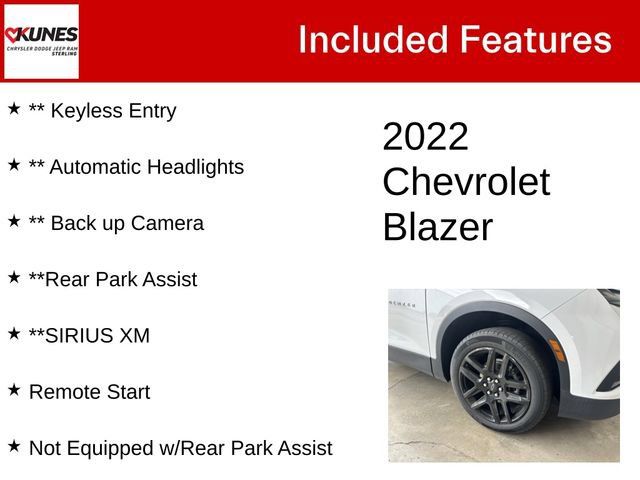 Used 2022 Chevrolet Blazer LT w/ Sound & Technology Package AWD/4WD image 5