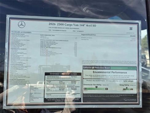 New 2026 Mercedes-Benz Sprinter 144 Cargo image 4