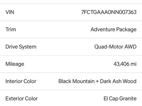 Used 2022 Rivian R1T Adventure image 2