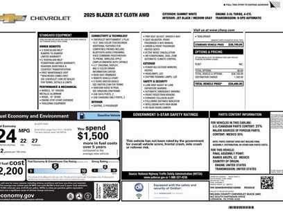 New 2025 Chevrolet Blazer LT