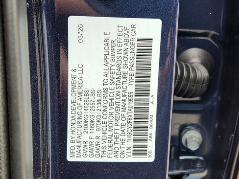 New 2026 Honda Accord EX-L image 15