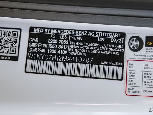 Used 2021 Mercedes-Benz G 63 AMG 4MATIC image 96