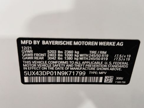 Used 2022 BMW X3 sDrive30i w/ Convenience Package RWD image 38