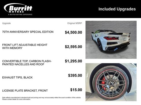 Used 2023 Chevrolet Corvette Z06 RWD image 3