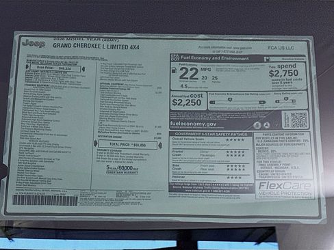 New 2026 Jeep Grand Cherokee L Limited AWD/4WD image 21
