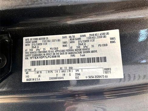 Used 2020 Ford F150 XL w/ Equipment Group 101A Mid image 34