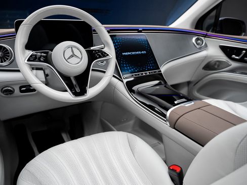 Used 2023 Mercedes-Benz EQS 450+ 4MATIC SUV w/ AMG Line Exterior Package image 2