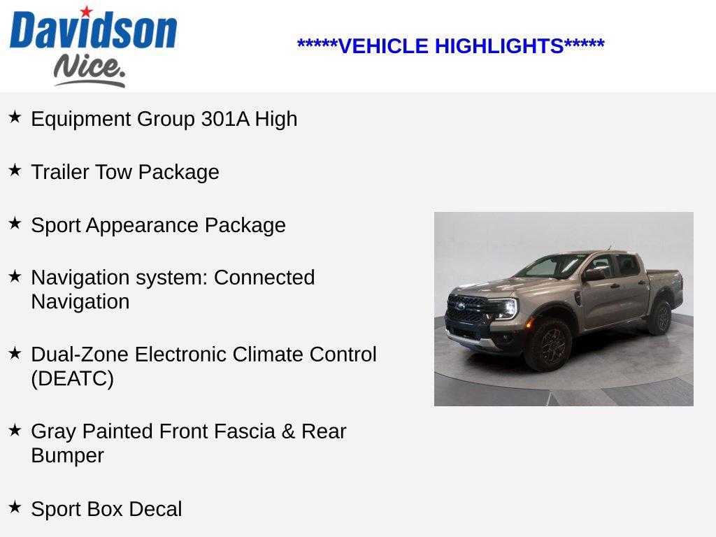 Used 2024 Ford Ranger XLT w/ Equipment Group 301A High AWD/4WD image 4