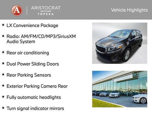 Used 2015 Kia Sedona LX w/ LX Convenience Package FWD image 2