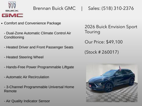New 2026 Buick Envision Sport Touring AWD/4WD image 6