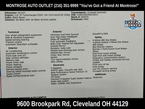 Used 2022 Cadillac CT5 Sport image 62