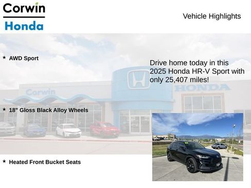 Used 2025 Honda HR-V Sport image 6