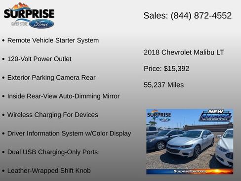 Used 2018 Chevrolet Malibu LT FWD image 16