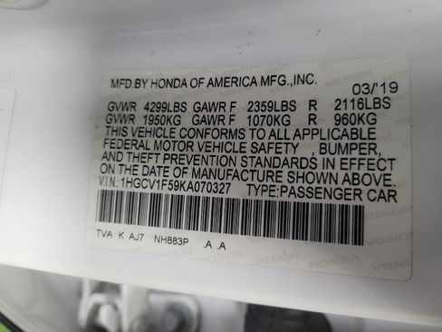 Used 2019 Honda Accord EX-L image 33