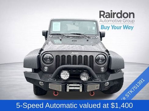 Used 2017 Jeep Wrangler Unlimited Sport w/ Mopar Black Appearance Group image 2