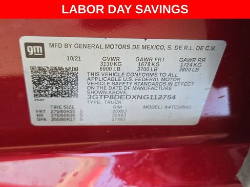 Used 2022 GMC Sierra 1500 SLT RWD image 23
