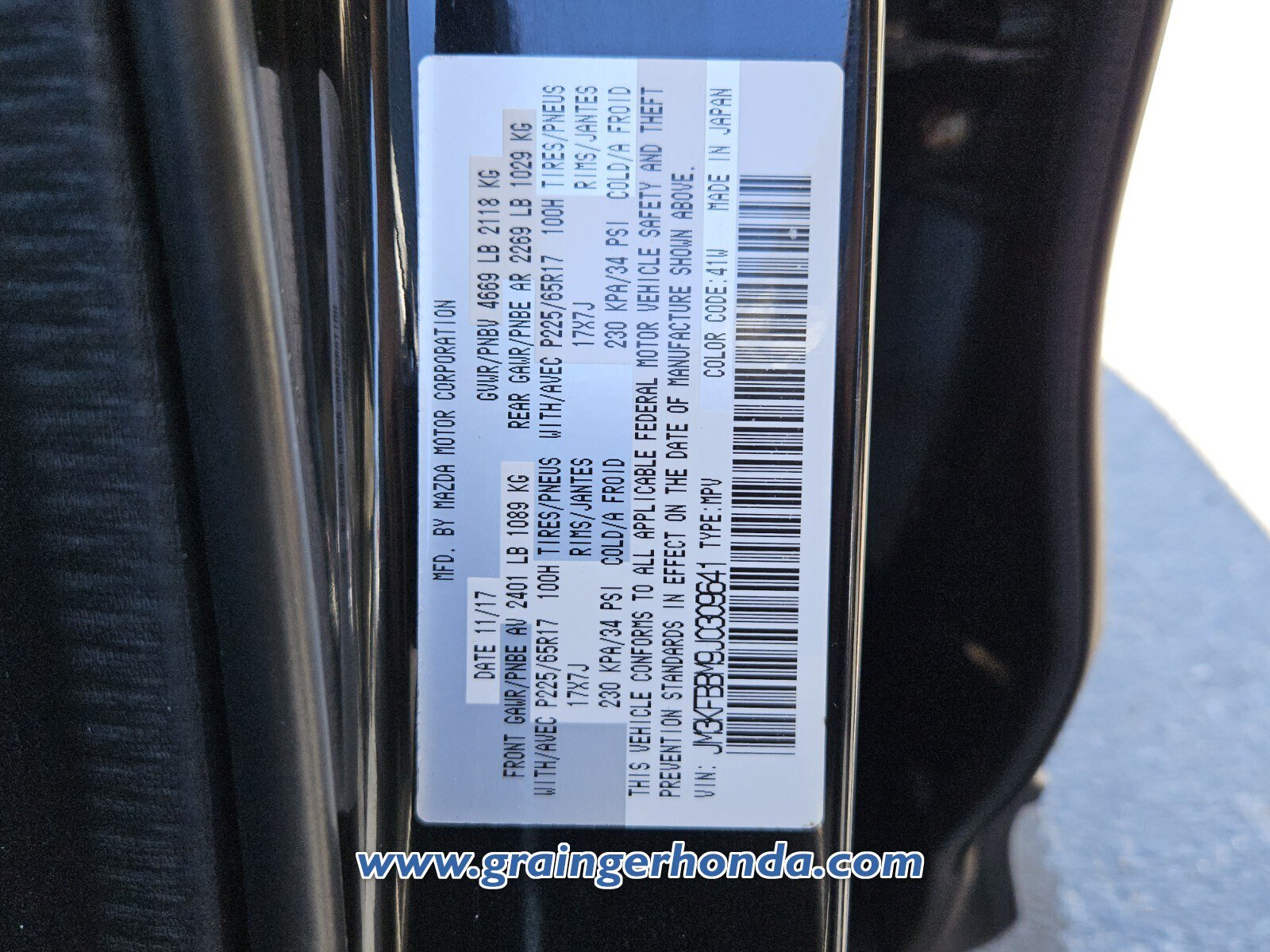 Used 2018 MAZDA CX-5 Sport AWD/4WD image 14