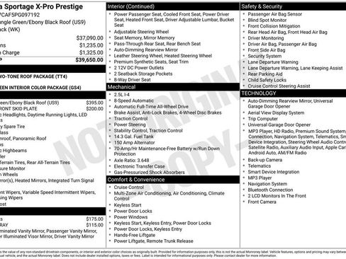 Used 2023 Kia Sportage X-Pro Prestige AWD/4WD image 47