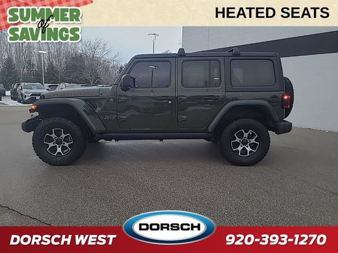 Used 2023 Jeep Wrangler Unlimited Rubicon w/ LED Lighting Group AWD/4WD image 2