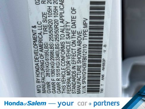 New 2026 Honda Pilot Sport image 28