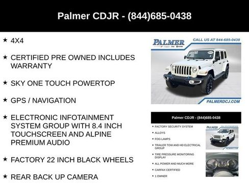 Used 2023 Jeep Wrangler Unlimited Sahara w/ Cold Weather Group AWD/4WD image 6