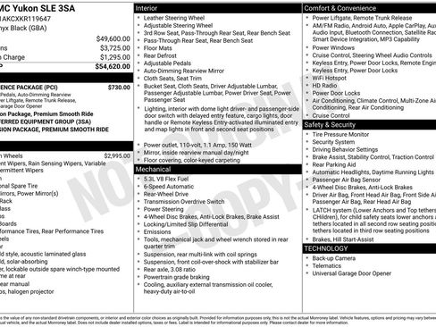 Used 2019 GMC Yukon SLE w/ Convenience Package RWD image 6