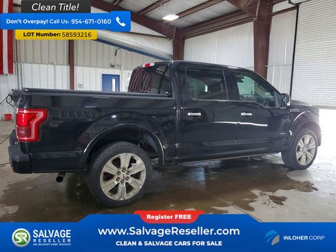 Used 2017 Ford F150 Limited w/ Trailer Tow Package AWD/4WD image 4