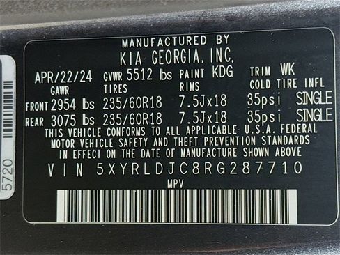 Certified 2024 Kia Sorento S image 35