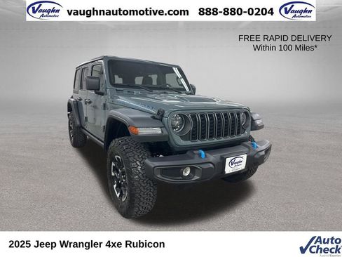 Used 2025 Jeep Wrangler Unlimited Rubicon 4xe w/ Convenience Group AWD/4WD image 1