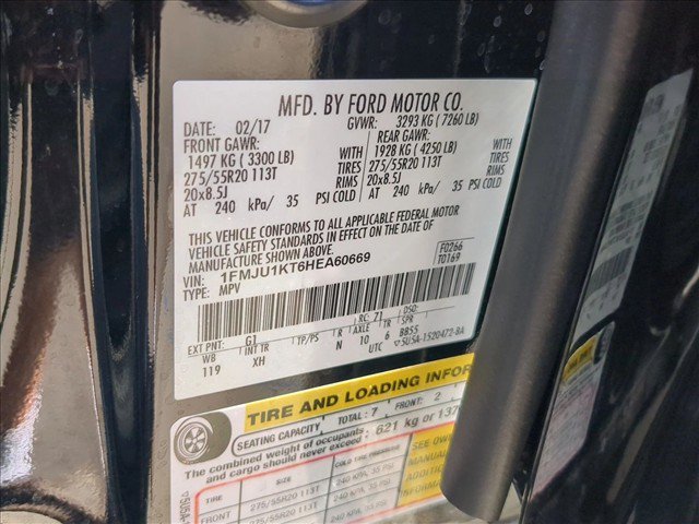 Certified 2017 Ford Expedition Limited w/ Equipment Group 301A RWD image 26