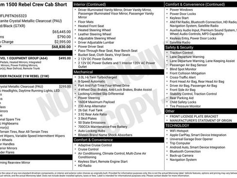Used 2026 RAM 1500 Rebel w/ Rebel Level 1 Equipment Group AWD/4WD image 20