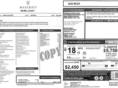 Used 2022 Maserati MC20 Coupe RWD image 23