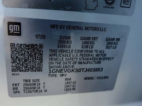 New 2026 Chevrolet Traverse LT w/ LPO, Floor Liner Package AWD/4WD image 29