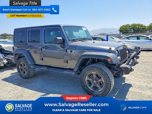Used 2017 Jeep Wrangler Unlimited Sport w/ Quick Order Package 24S AWD/4WD image 5
