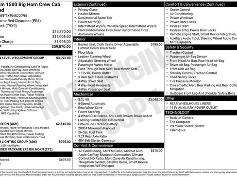 Used 2023 RAM 1500 Big Horn RWD image 10